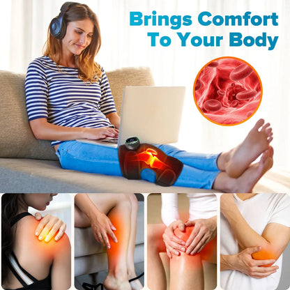 ThermaRelief™ – Electric Heated Shoulder & Knee Massager